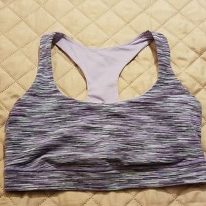 Lululemon purple racerback sports bra Size 6